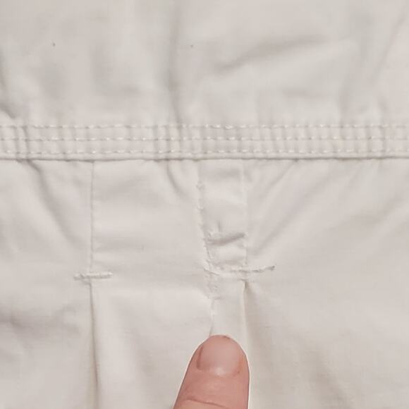 Eddie Bauer Women's White Blazer / Jacket Pleated Sleeves Button Down Size Small - Picture 8 of 8